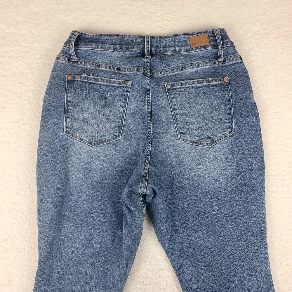 Judy Blue Jeans Womens 14W Blue Skinny Jegging Medium Wash Denim JB88259
